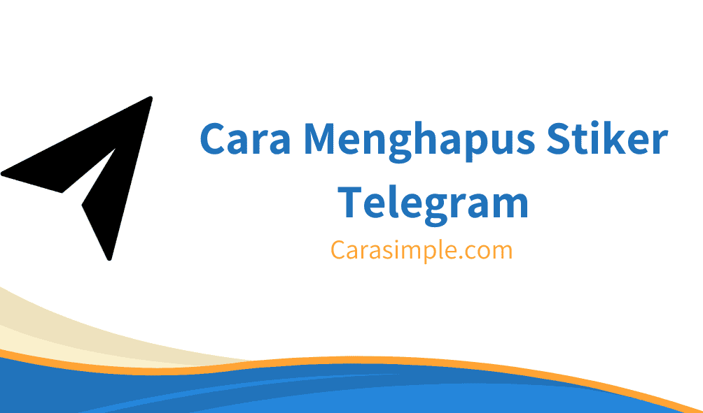 cara menghapus stiker telegram