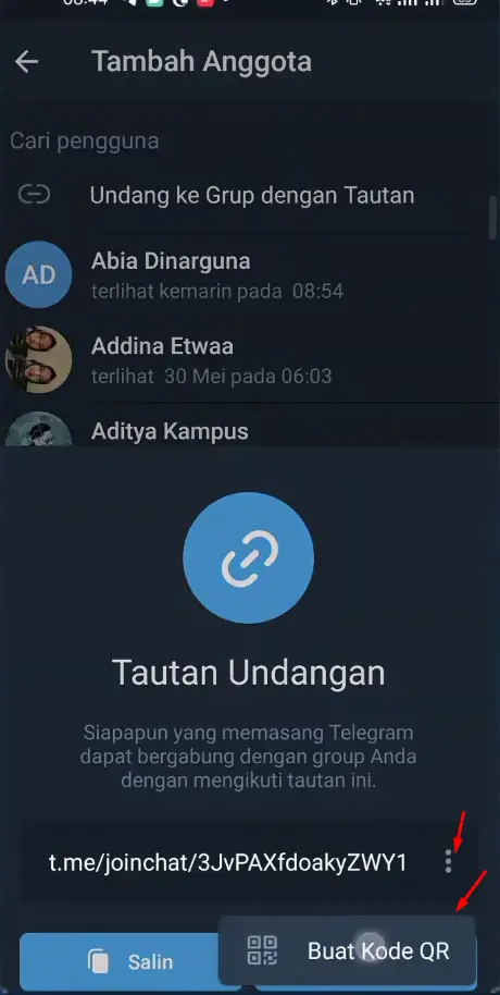 Buat Kode Qr Grup Telegram