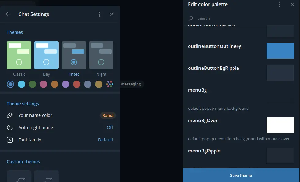 Cara Membuat Tema Telegram Dengan Theme Editor