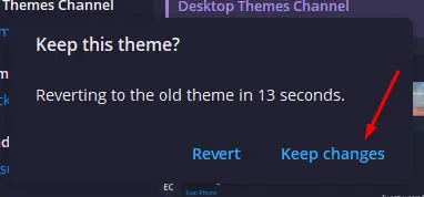 Keep Changes Theme Telegram Desktop