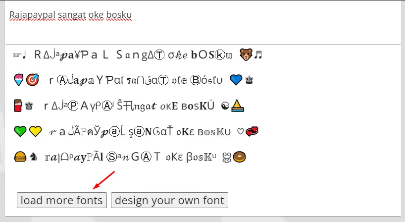 Load More Fonts Igfonts.io