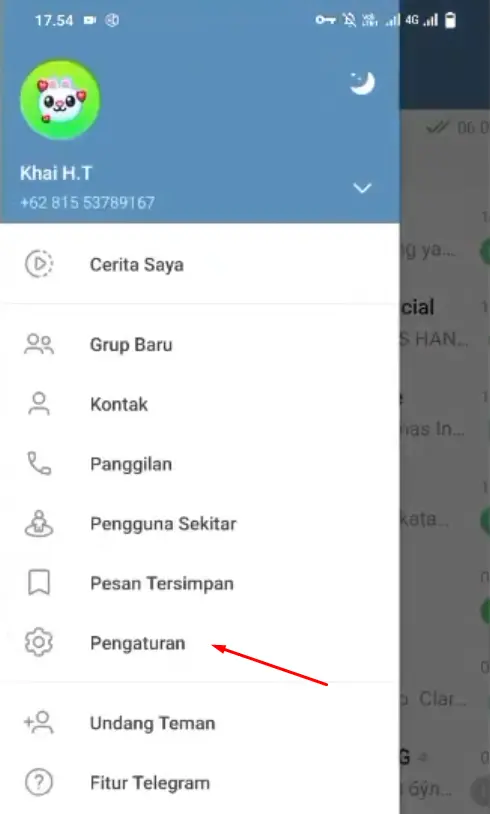 Pengaturan Telegram