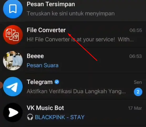 Teruskan Ke File Converter Bot Telegram